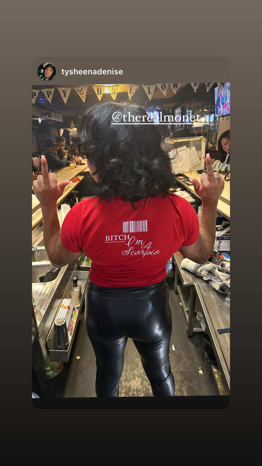 Premium Bitch I’m a Scorpio Crop Top Tee