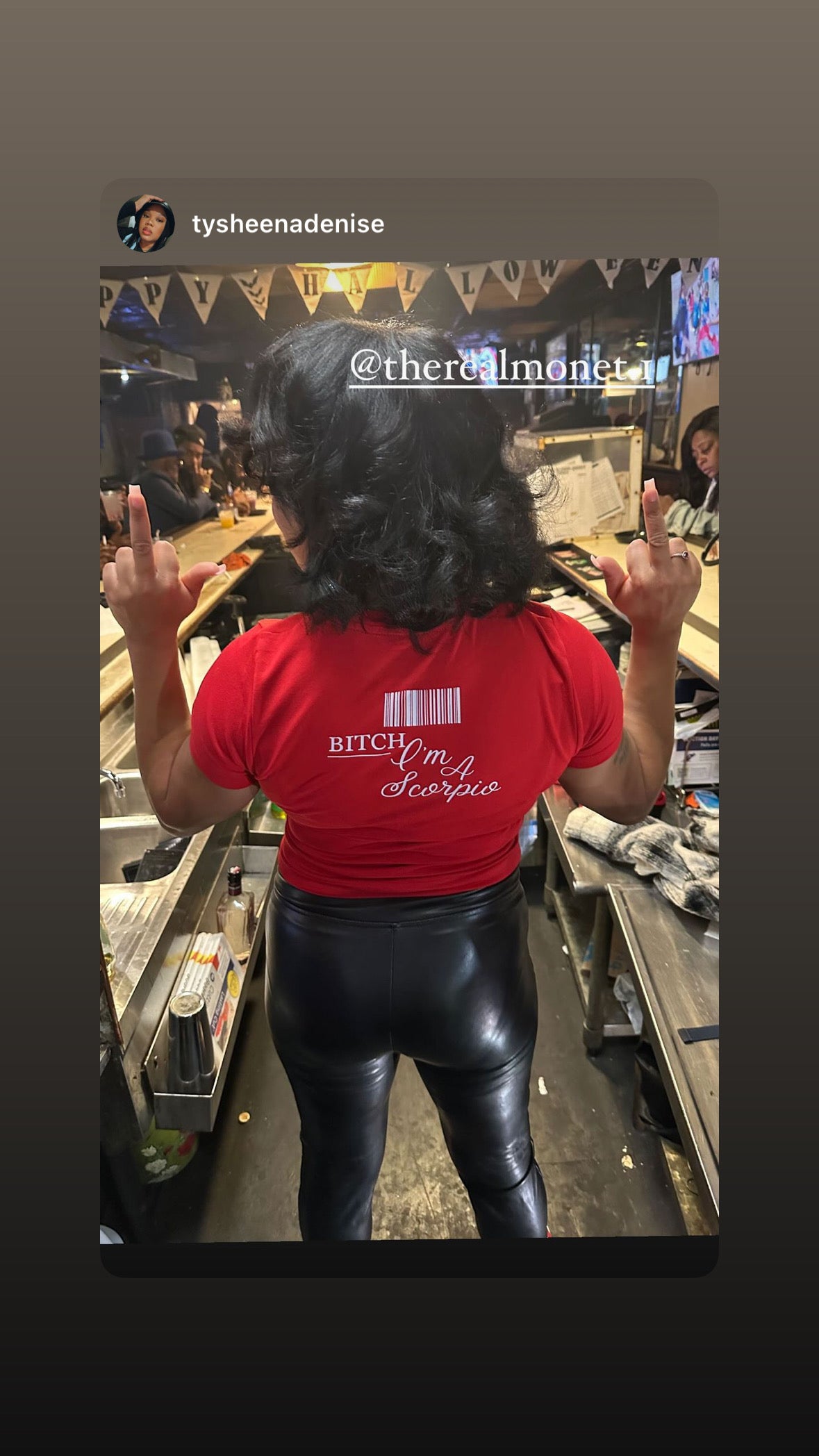 Premium Bitch I’m a Scorpio Crop Top Tee