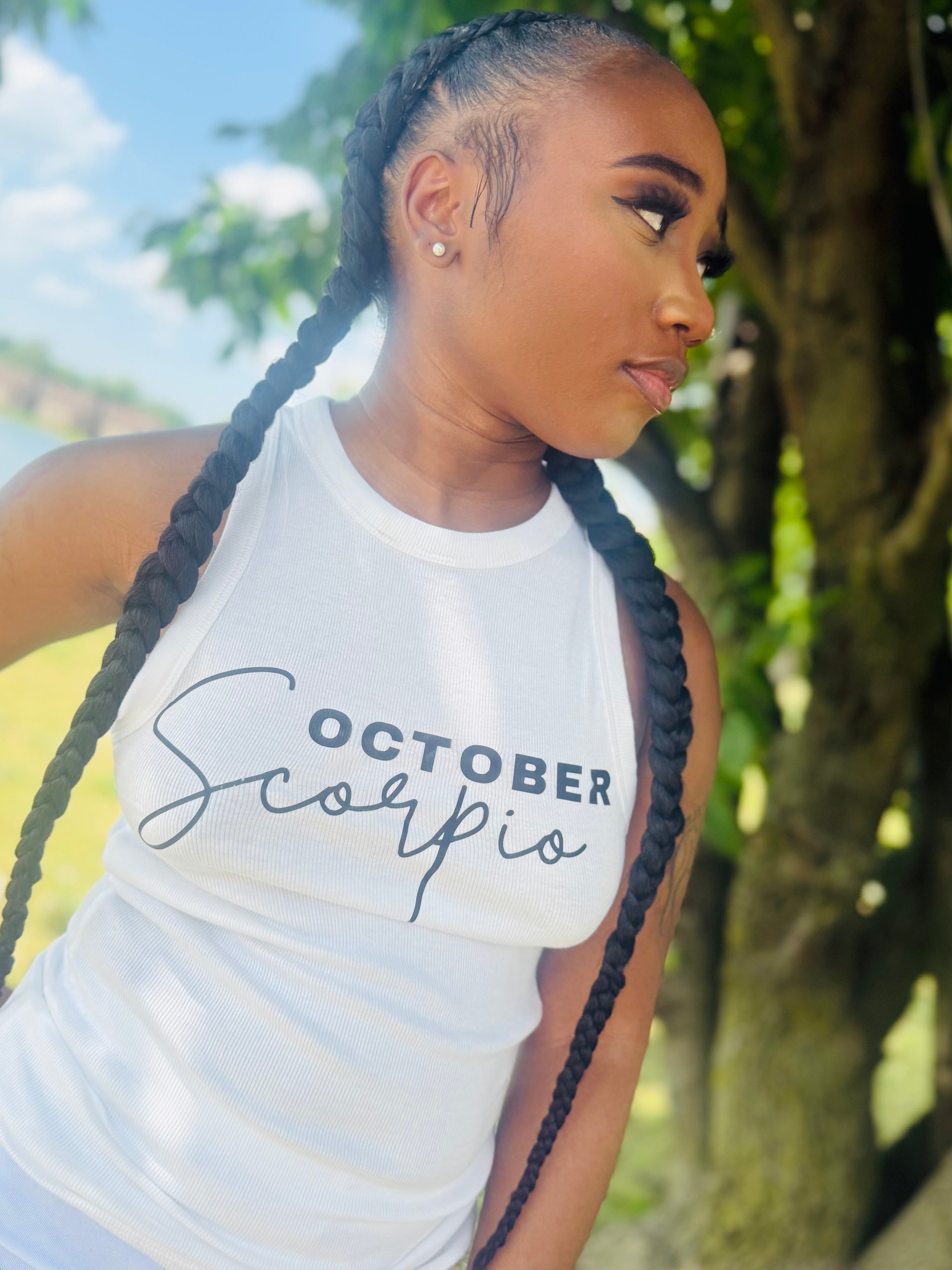 Premium October Scorpio Tank Top