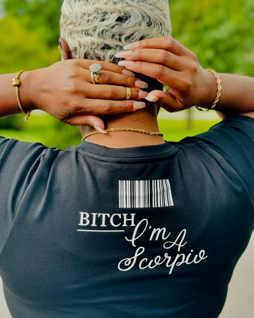 Premium Bitch I’m a Scorpio Crop Top Tee