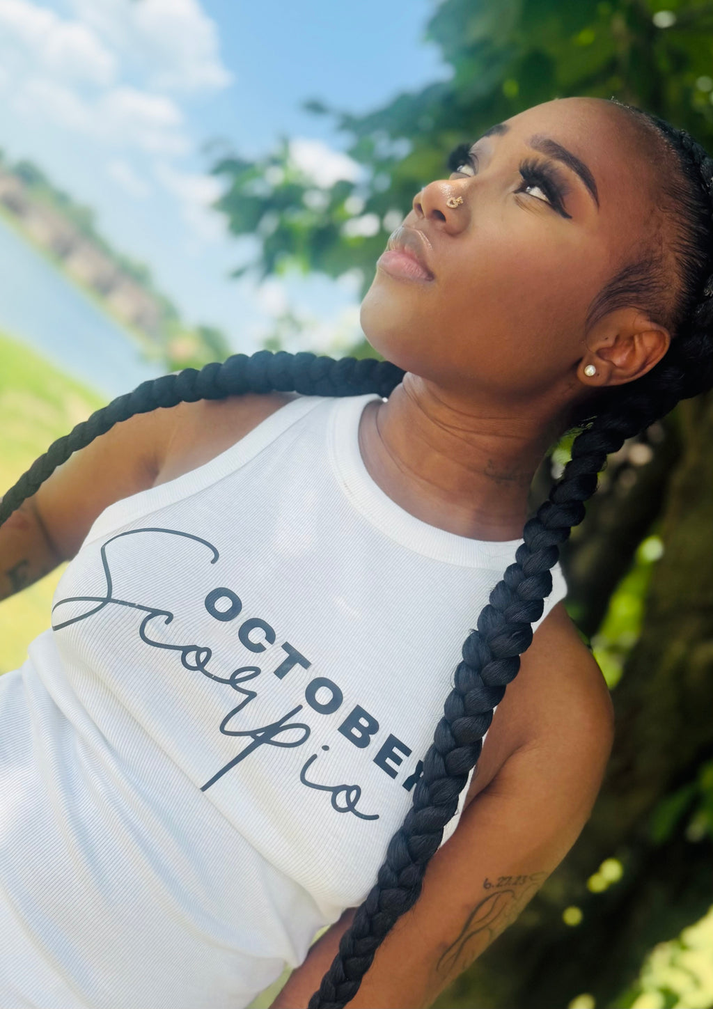 Premium October Scorpio Tank Top