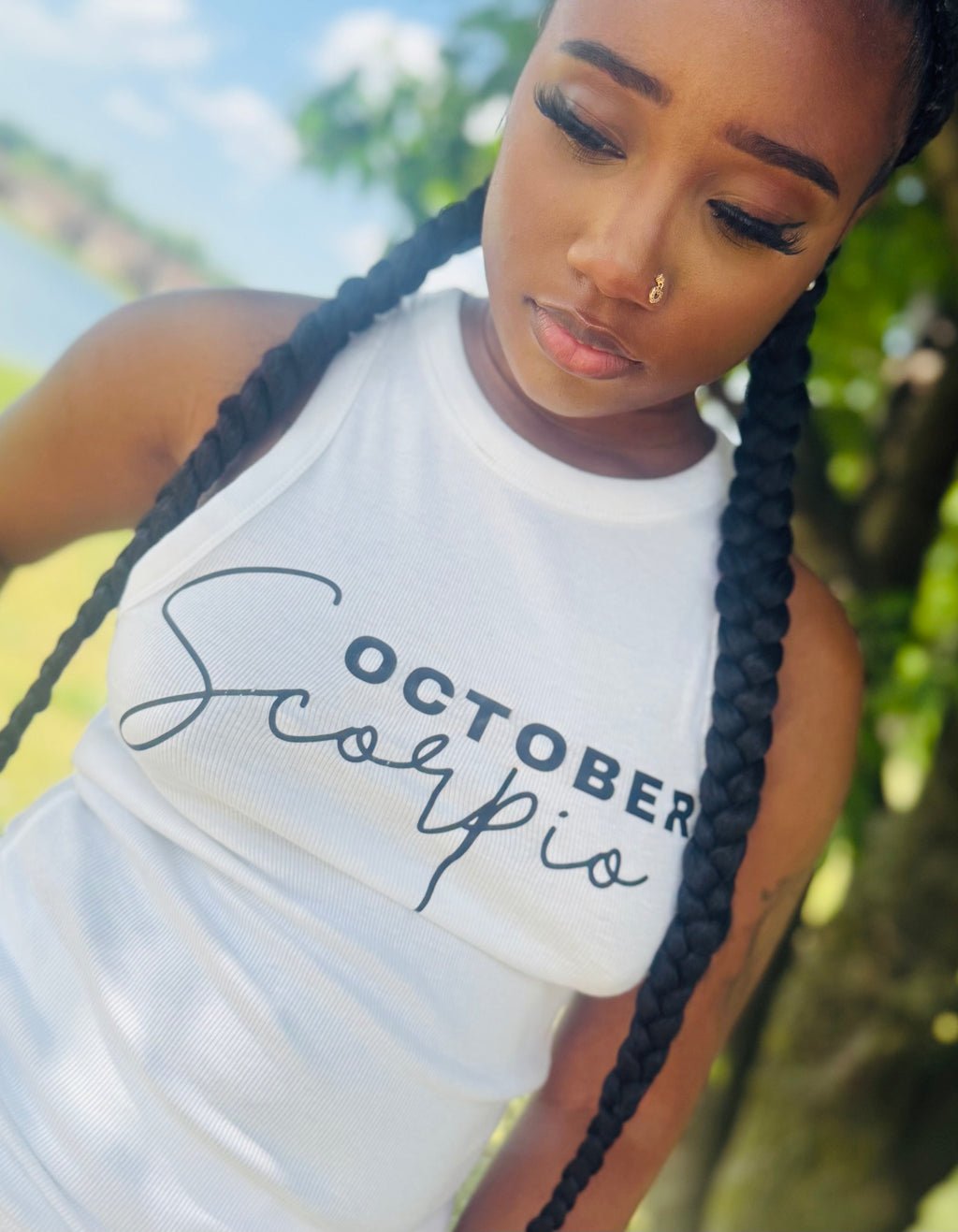 Premium October Scorpio Tank Top