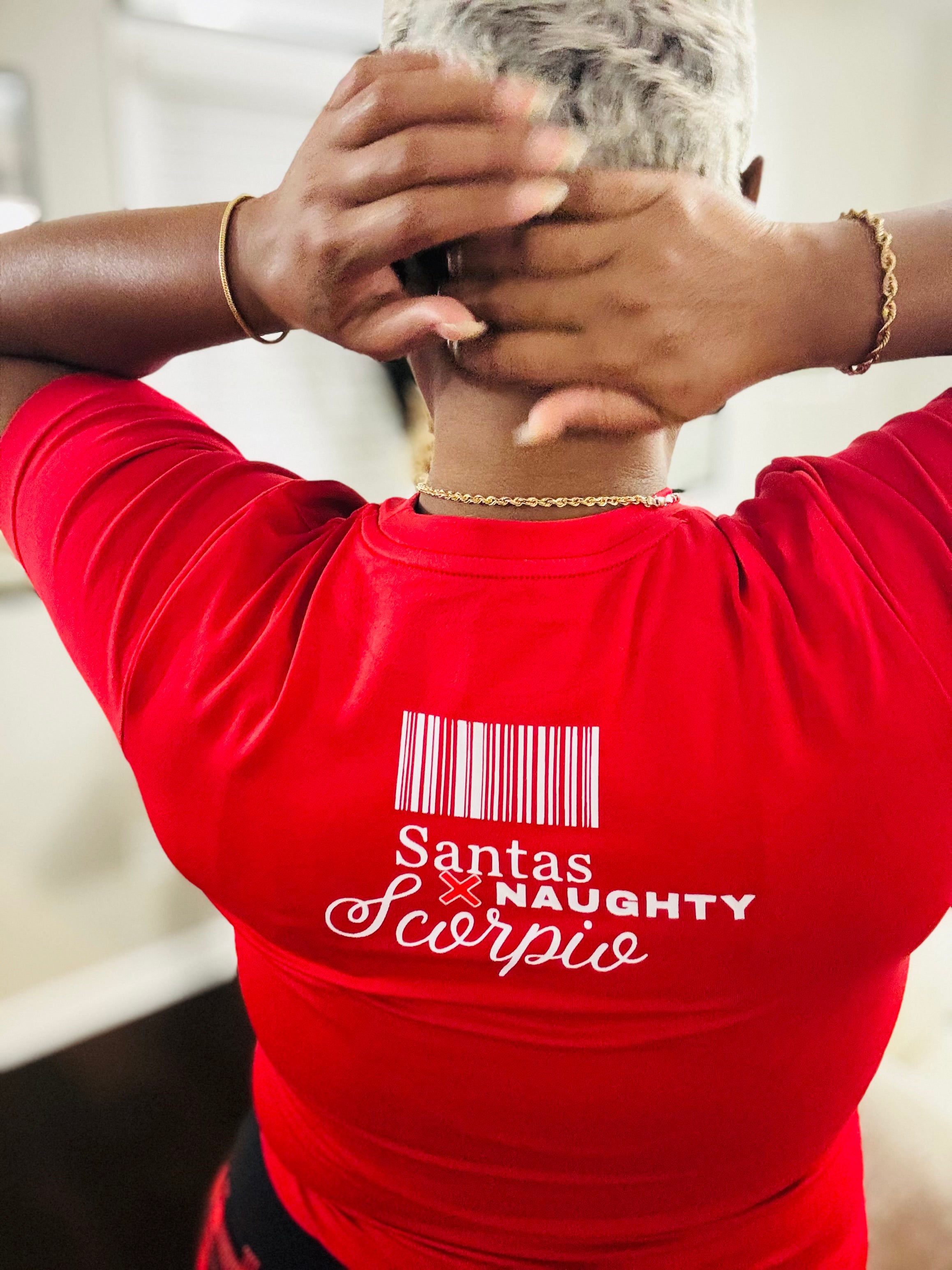 Premium Santa’s Naughty Scorpio PJ Set