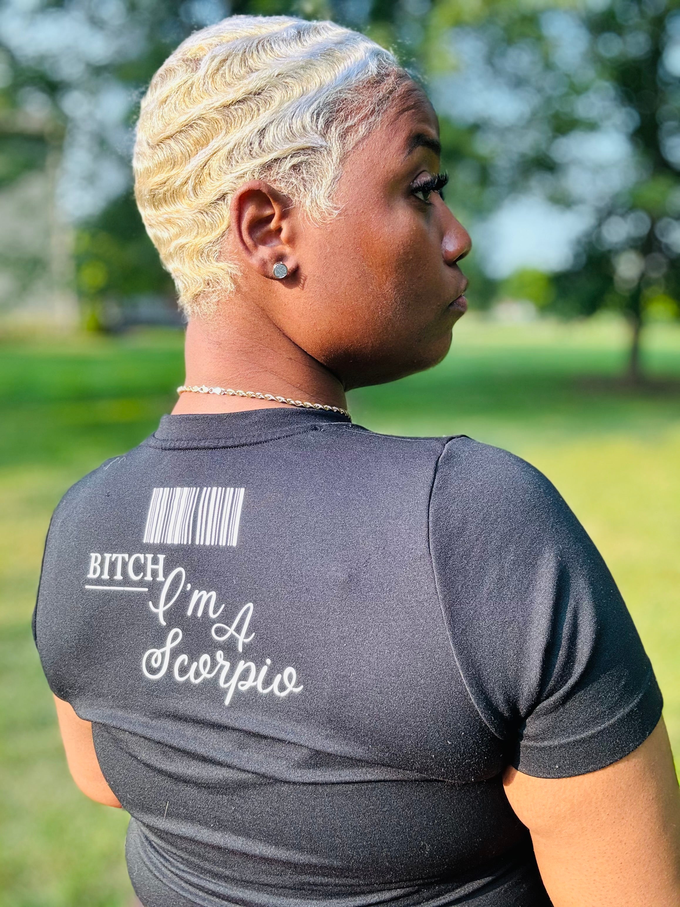Premium Bitch I’m a Scorpio Crop Top Tee