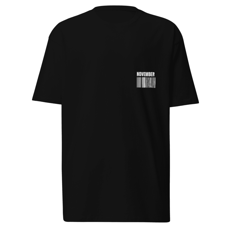 Premium Unisex November Scorpio Heavyweight Tee - Black