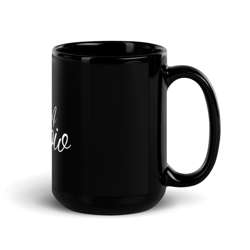 Premium Scorpio Black Glossy Mug